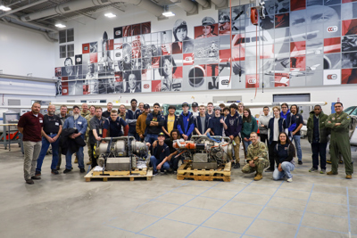 SNC Donates Two Aircraft Engines to High School St...